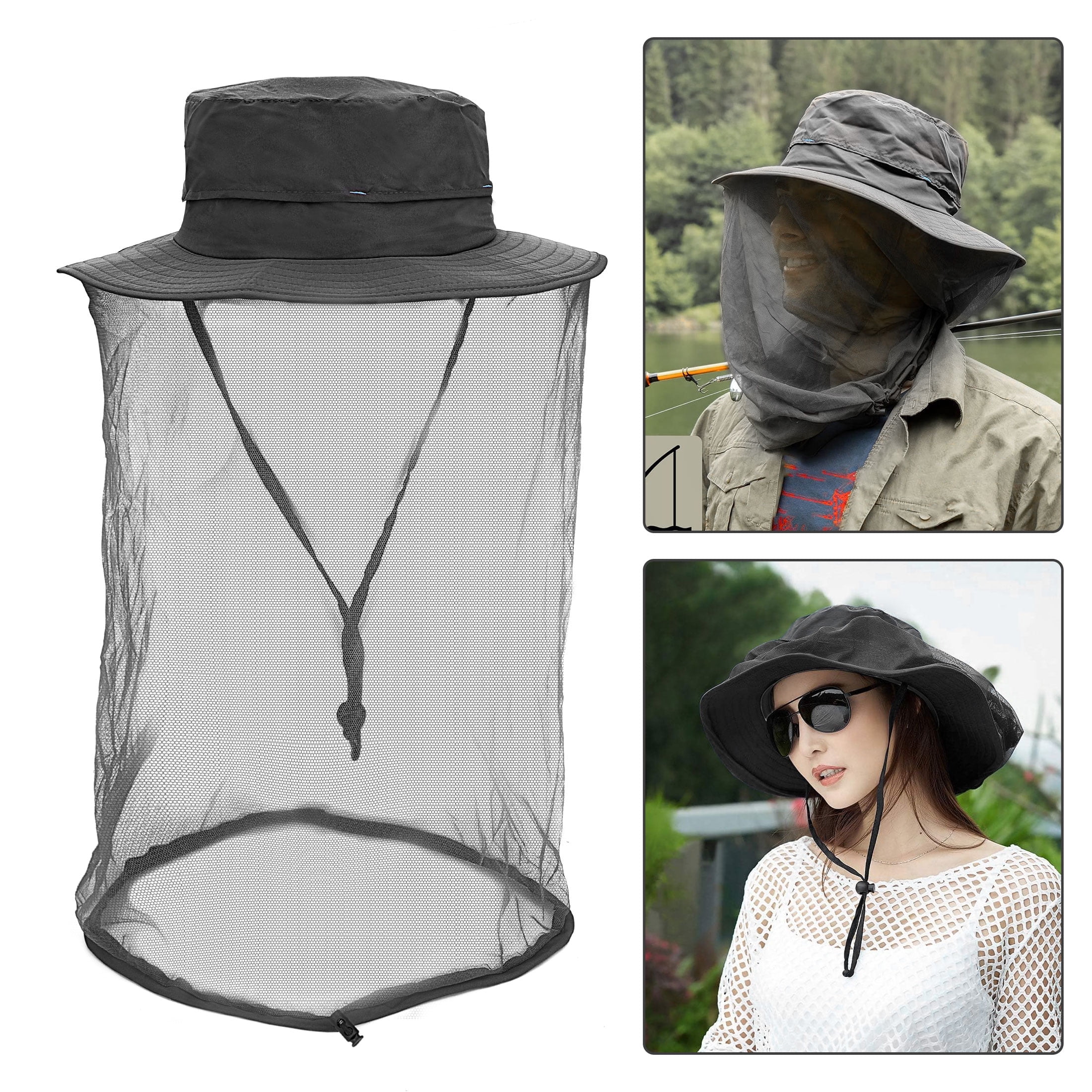 Sun Fishing Mesh Hat, EEEkit Outdoor AntiMosquito Cap Protect from Bee