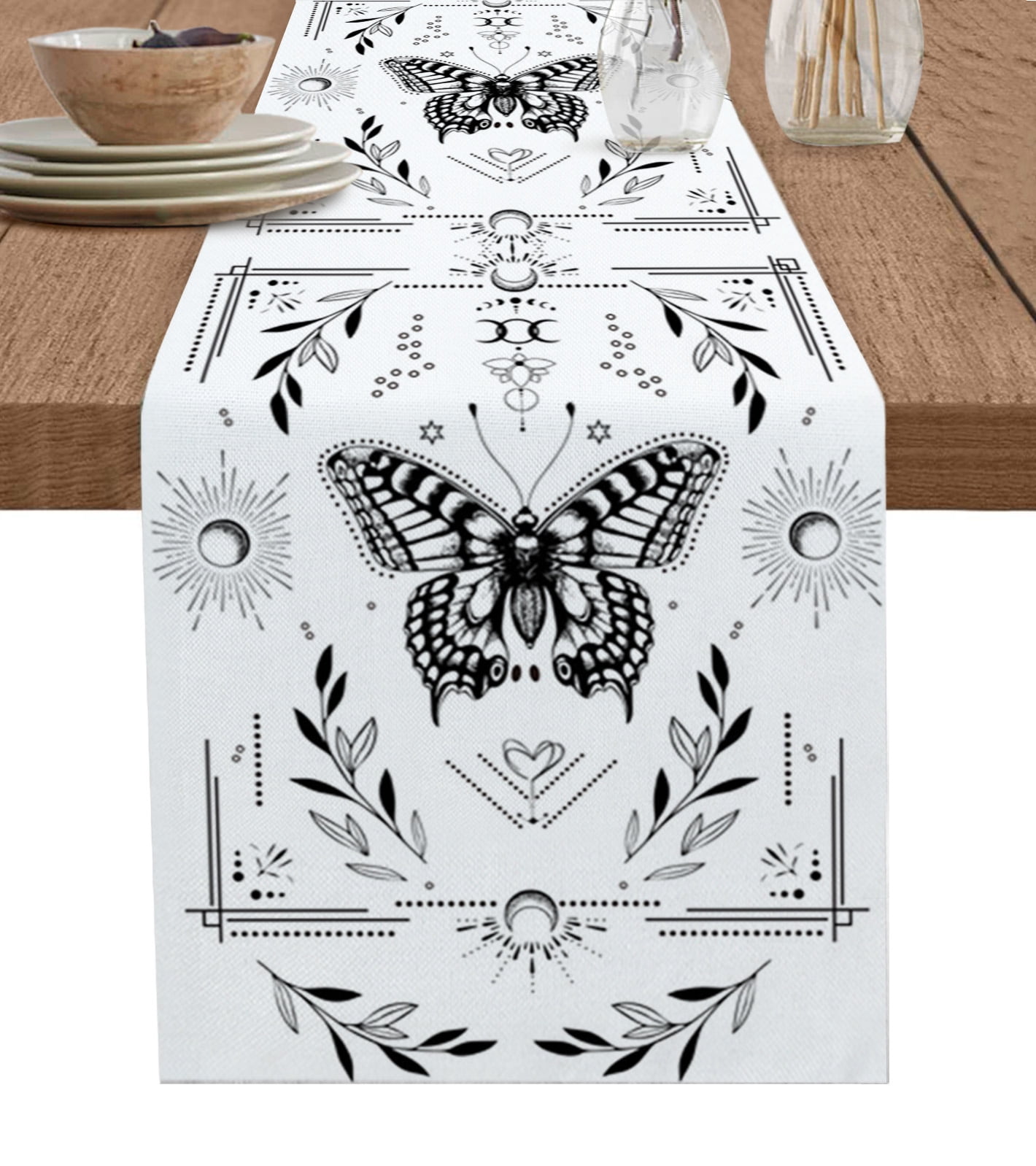 Sun Flower Butterfly Letter Table Runner ration Home r Dinner Table