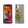 thumbnail image 1 of Sun Flower For iPhone 11 Case TPU Clear Soft & Flexible Ultra-Thin Shockproof Anti-Scratch Transparent Bumper Slim Lightweight Protective Cover for iPhone 11 6.1 Inch 2019 Women Girls, 1 of 4