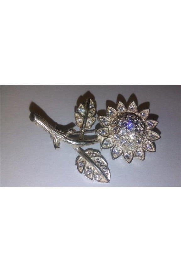 Sun Flower in 925 Sterling Silver