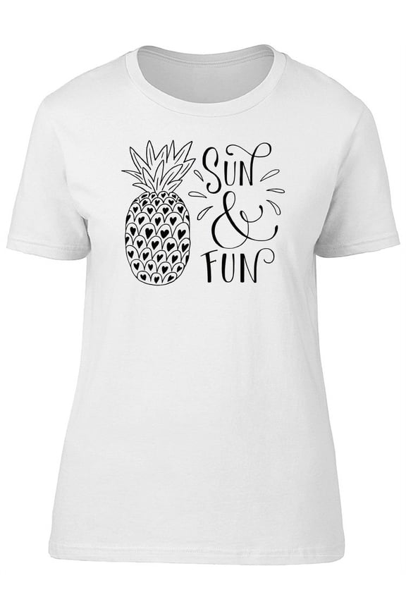 Sun & Fun Pineapple Tee Women's -Image by Shutterstock