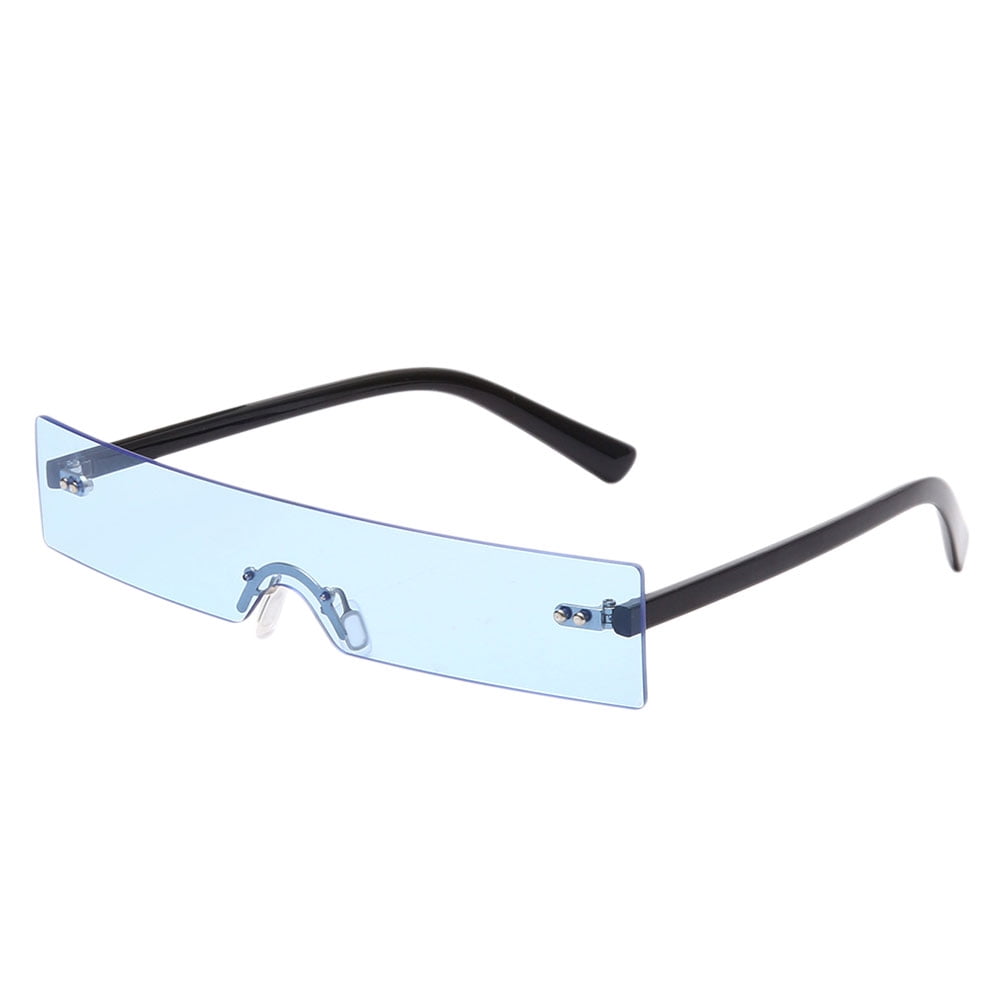 Sun Glasses Rimless Aviators Men’s Sunglasses Rectangular Frame Men's