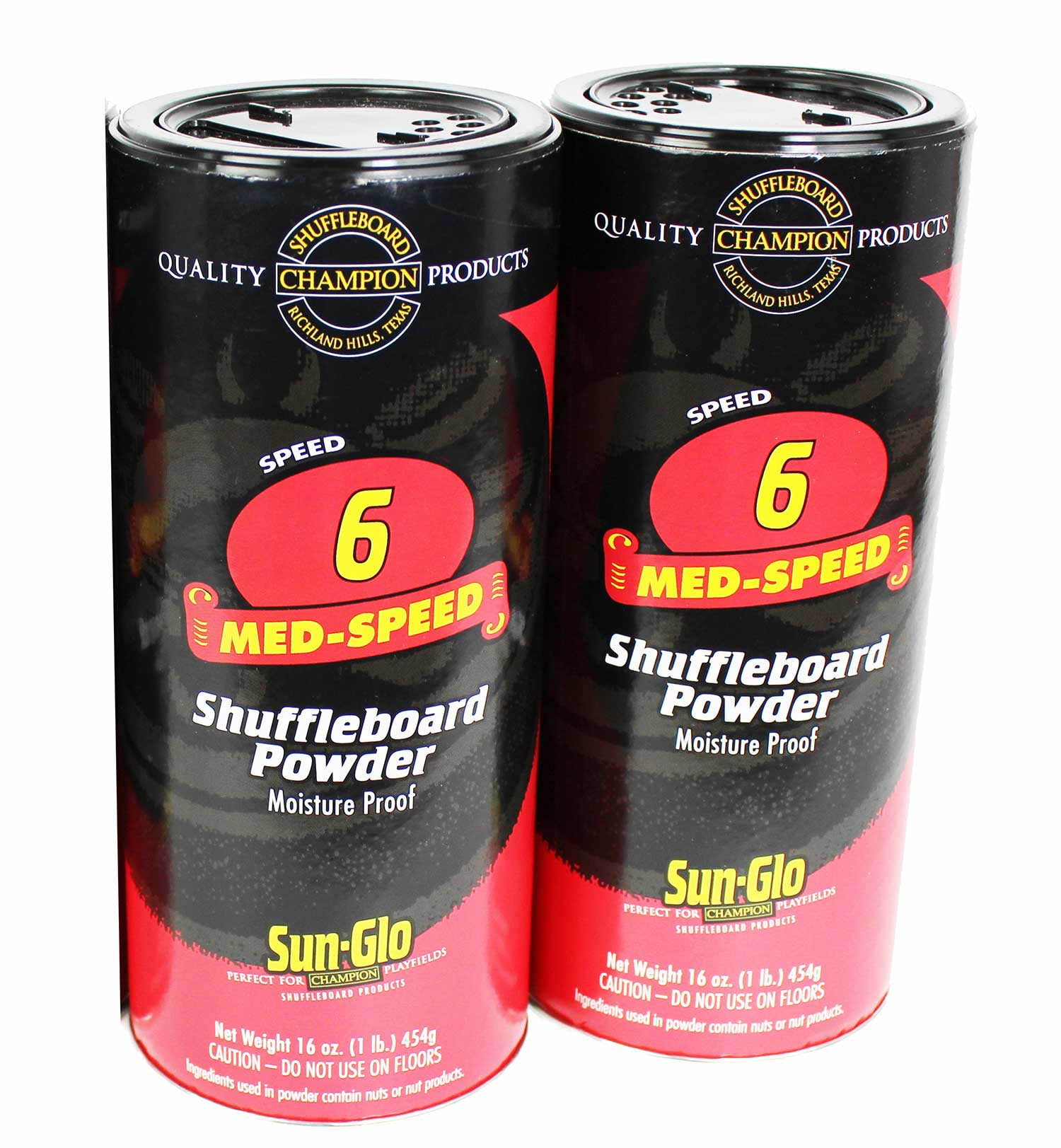 Sun-Glo Silicone Shuffleboard Spray (12 oz.) & #3 Speed Shuffleboard Powder  Wax (16 oz.) Combo