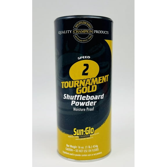 Sun Glo Shuffleboard Powder - Speed 2 - Tournament Gold