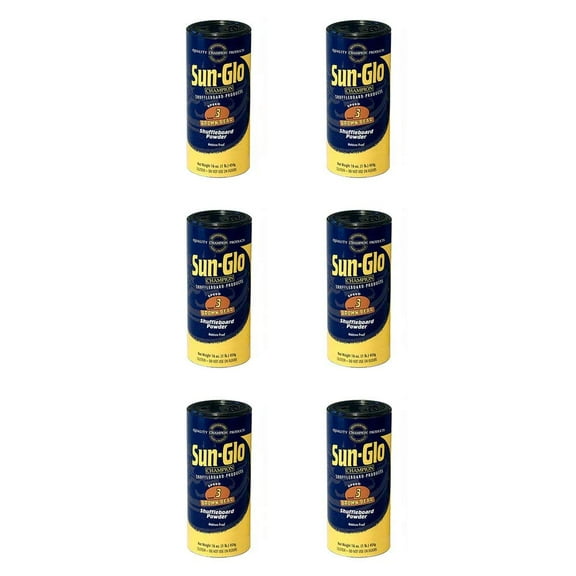 Sun Glo Shuffleboard Wax - Speed #3 / Brown Bear - 6 Pack