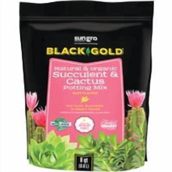 Sun Gro Horticulture Black Gold Cactus Mix Potting Soil - Pack of 3