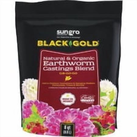 Sun Gro Horticulture Black Gold Earthworm Castings - Pack of 9 Wholesale Bulk Pack