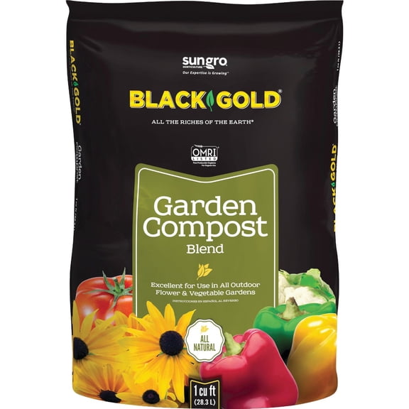 Sun Gro Horticulture Black Gold Organic Lawn & Garden Compost - Pack of 4