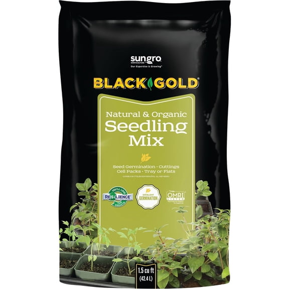 Sun Gro Horticulture Black Gold Potting Seed Starting Mix - Pack of 8