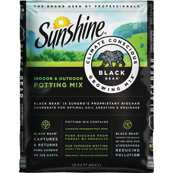 Sun Gro Horticulture Sunshine Black Bear Potting Soil Mix - Single Pack