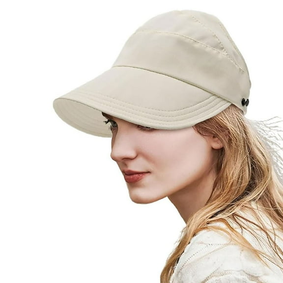 Sun Hat Adjustable Summer Beach Hat For Women Men Lightweight Breathable Sunshield Outdoor Travel Boys Beach Hat Mens Hat Travel Men's Summer Hats for Beach Brat Hat Fisherman Hat for Men Cowboy Hats