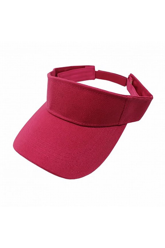 Sun Hat Breathable UV Protection Adjustable With Large Brim Sun Visor Hot Pink