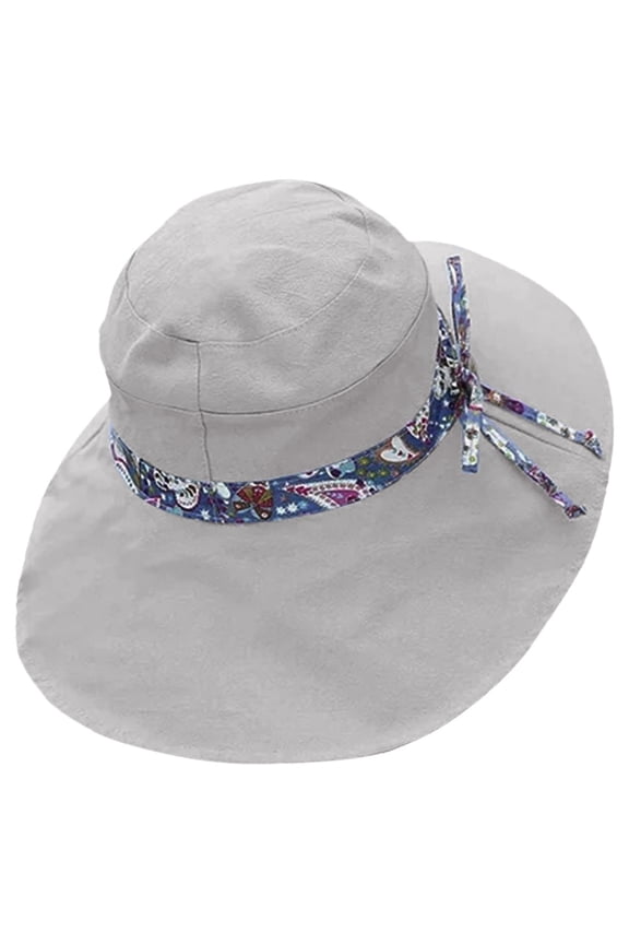 Sun Hat Breathable UV Protection Summer Women'S screen Travel Children Summer Beach Sun Visor Grey