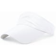 thumbnail image 1 of Sun Hat, Empty Top Cap, Quick Drying Monochrome Visor Hat with 4.53 in Brim Length for Outdoor Athletic Golfing Tennis and Jogging, 1 of 8