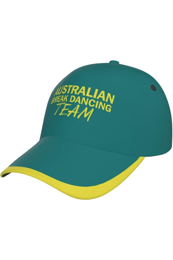 Sun Hat Funny Australian Break Dancing Team Dad Hats Army Baseball Cap Adult Unisex
