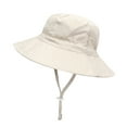 thumbnail image 1 of Sun Hat Lightweight Child Sunhat Toddle Sun Protective Bucket hat, Kids Wide Brim Chin Strap Summer Play Hat, 1 of 5