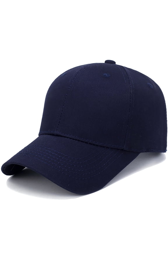 Sun Hat Men's Pure Cotton Baseball Cap Adjustable Light Board Outdoor Breathable Solid Black Daily UV Protection(Gray)