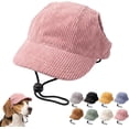 thumbnail image 1 of Sun Hat for Pets with Ear Holes, Adjustable Dog Beach Hat Summer Sun Visor Cap for Medium Large Dogs, Breathable Dog Baseball Cap for Summer Beach and Daily Walks(Khaki,XL), 1 of 6