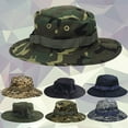 thumbnail image 1 of Sun Hat Snap Closure Wide Brim Multipurpose Camouflage Bucket Boonie Hat for Hunting, 1 of 8