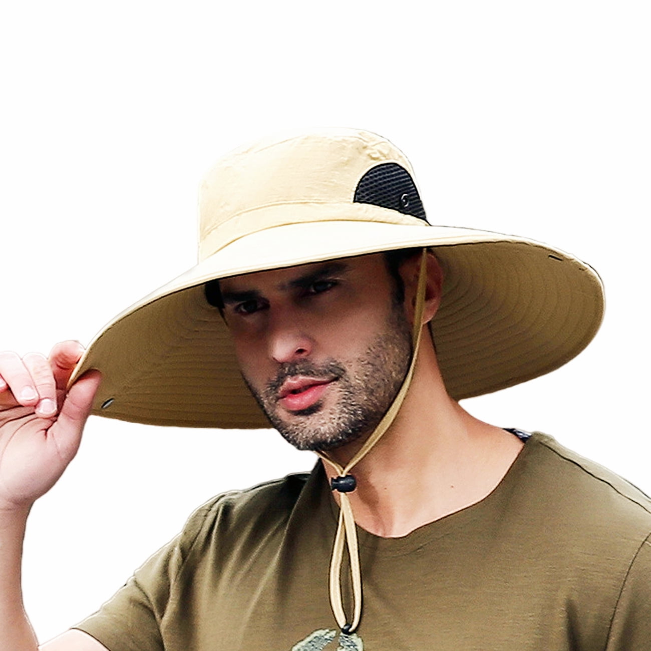 Sun Hat Super Wide Brim for Men and Women -UPF50+ Waterproof Bucket Hat for  Fishing, Hiking, Camping