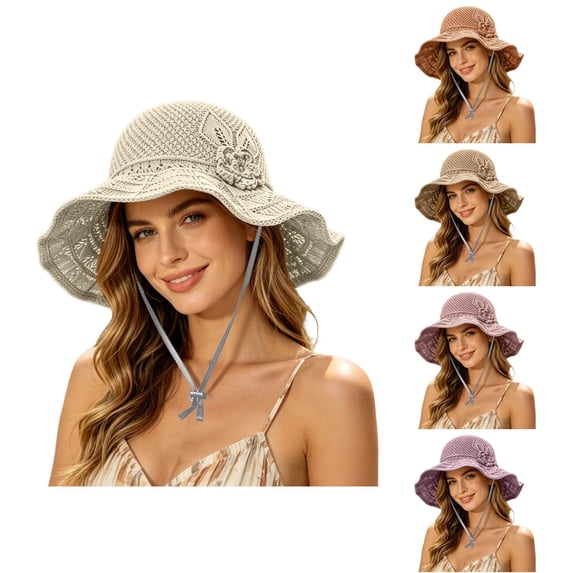 Sun Hat Travel Foldable Brim Summer Hat Beach Travel Essentials Fashion