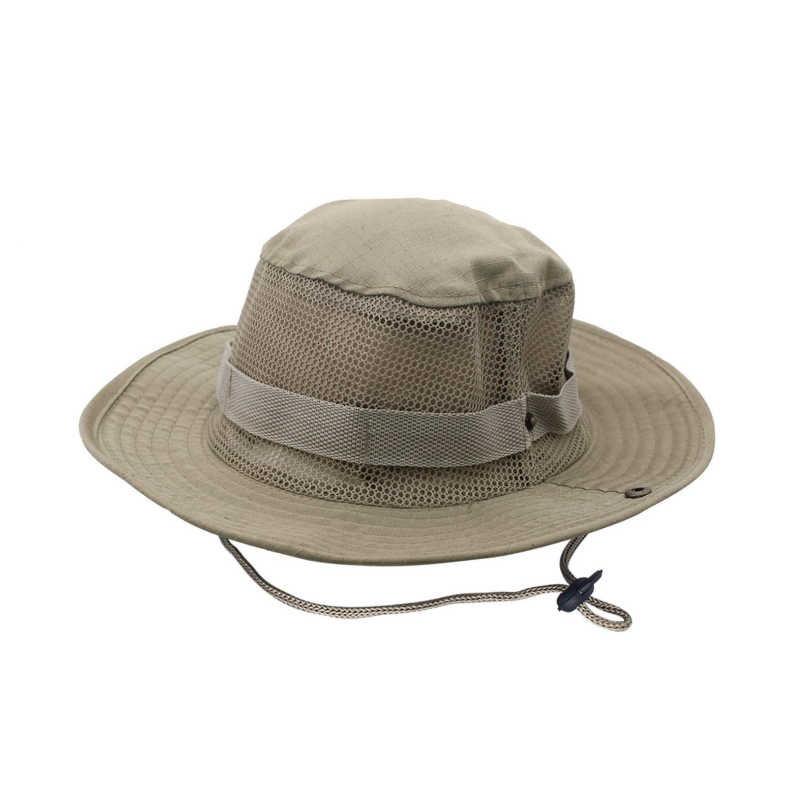 Sun Hat ,UPF 50+ Wide Brim Sun Hat for Hiking Camping Fishing Safari Outdoor  Bucket Hat Unisex Summer Breathable Round Cap Deals 
