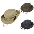 thumbnail image 1 of Sun Hat Unisex Wide Brim Bucket Hat Breathable Boonie Hat for Fishing Hiking Gardening Outdoor Daily Wear Khaki One Size, 1 of 7