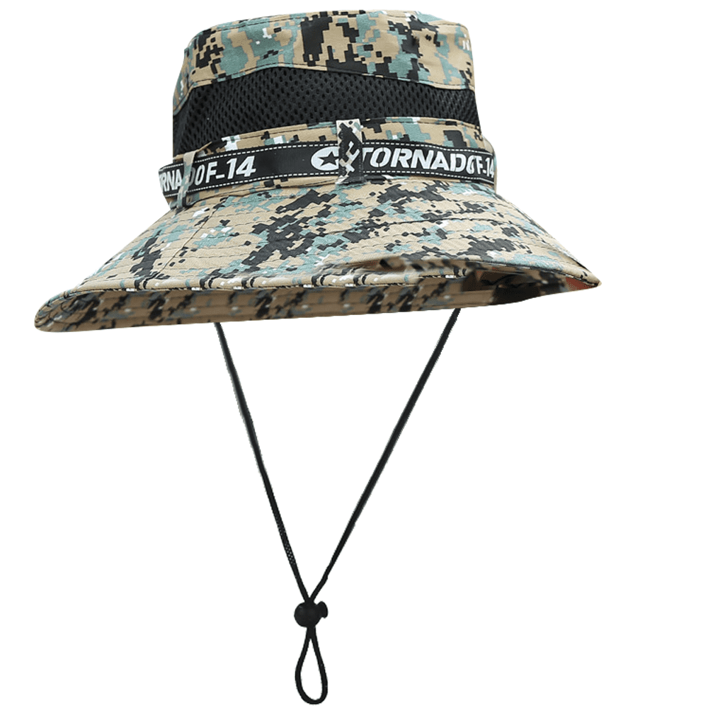 Sun Hat, Waterproof Wide Birm Bucket Hat UV Protection Boonie Hat for ...