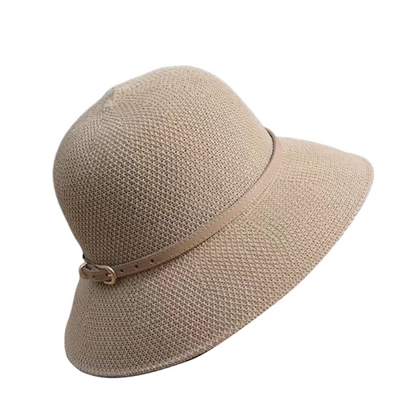 Sun Hat Wide Brim Breathable Round Comfortable Sun Protection Bucket Hat for Street Wear