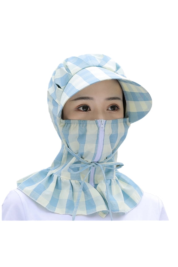Sun Hat Wide Brim Fishing Hats, Multi-Function Sun Protection Neck Flap Visor Cap Summer Travel Beach Hat for Women