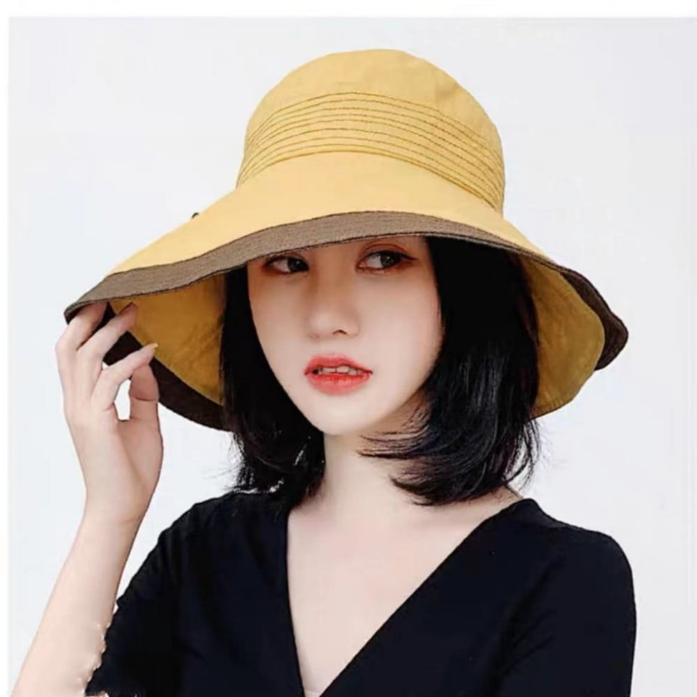 Sun Hat for Women Men Fishing Hat Sun Protection Wide Brim Bucket Hat