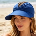 thumbnail image 1 of Sun Hat Women Sun Beach Visor Cap UV Protection Summer Wide Brim Hat for Sports Beach Golf Tennis Hiking, 1 of 7