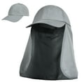 thumbnail image 1 of Sun Hat for Men, Sun Cap with Neck Flap for Fishing, Safari, Cycling, Hiking, Garden, Backpacking, UPF50+, Grey, 1 of 7