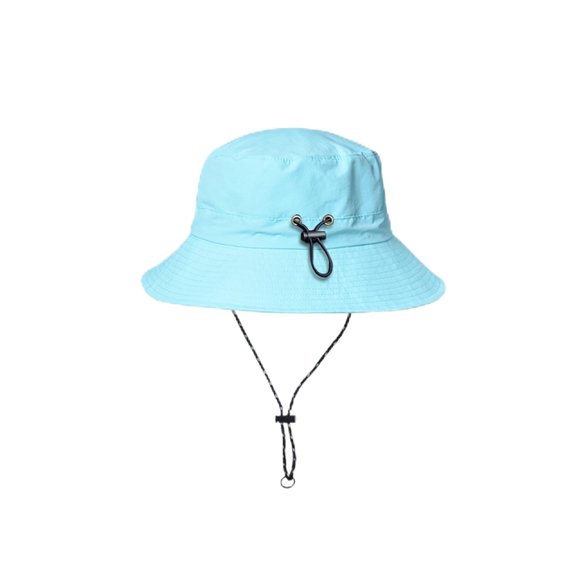 Sun Hat for Men, Wide Brim Fisherman Cap, Wide Brim Sun Hat, UPF 50  Protection Bucket Hats, Waterproof Quick Drying, Packable and Lightweight, Blue