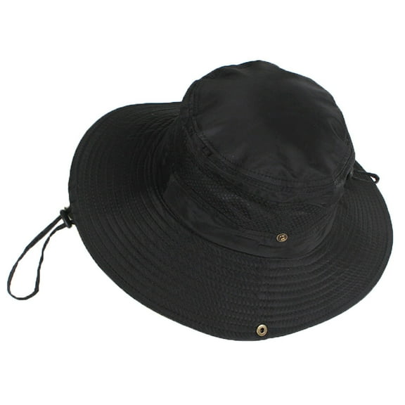 Sun Hat for Men/Women, Wide Brim Bucket Hat Foldable Boonie Hat for Fishing Hiking Garden Safari Beach