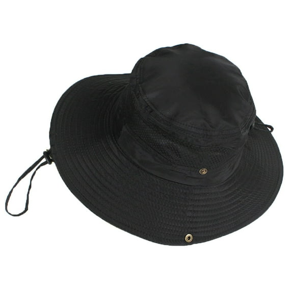 Sun Hat for Men/Women, Wide Brim Bucket Hat Foldable Boonie Hat for Fishing Hiking Garden Safari Beach