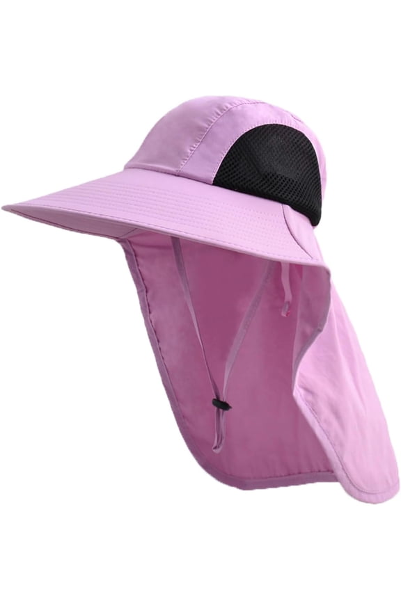 for Men Women with Neck Flap,UPF 50+ UV Protective Hiking Fishing Hats,Wide Brim Sun Hat for Women&Men