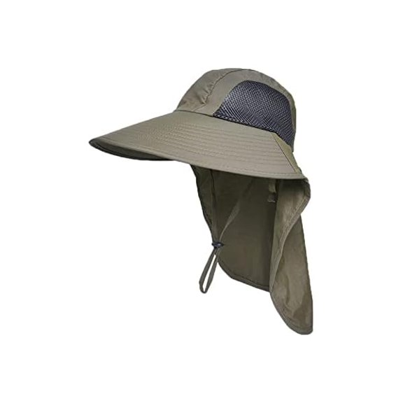 Sun Hat for Men Women with Neck Flap,UPF 50+ UV Protective Hiking Fishing Hats,Wide Brim Sun Hat for Women&Men