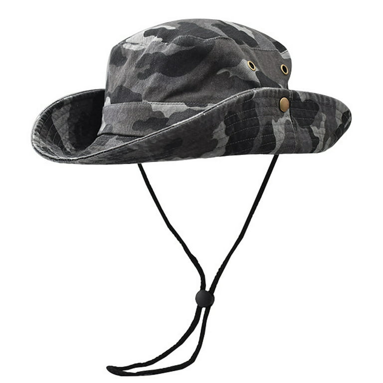 Sun Hat for Men and Women UV Protection,Bucket Hat for Men with Strings,Boonie  Hat for Men,Fishing Hat for Men 