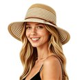 thumbnail image 1 of Sun Hat for Women Adjustable Ponytail Breathable Uv Protection Fishing Hat Summer Outdoor Tops Beige One Size, 1 of 4