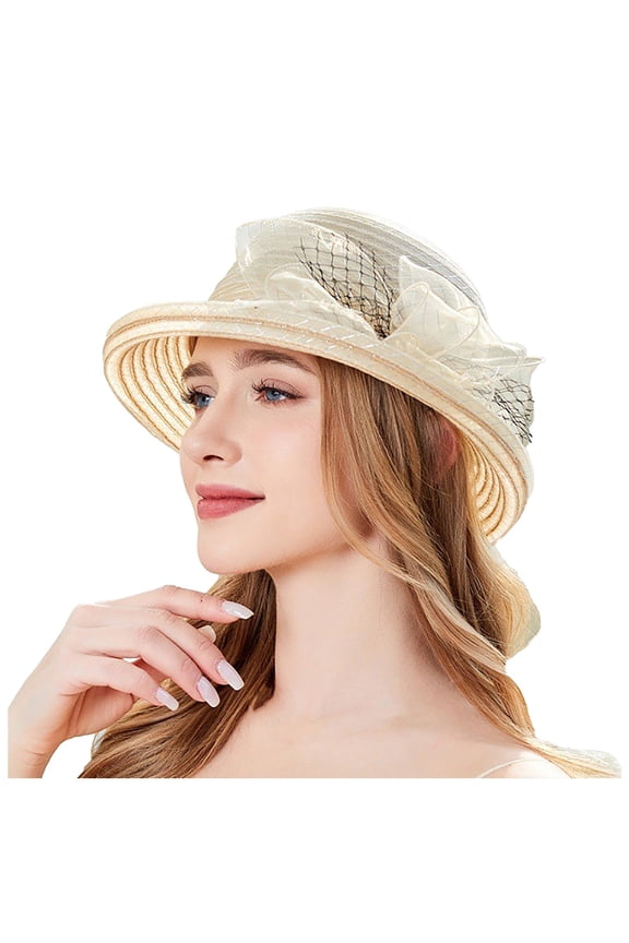 Sun Hat for Women Straw Floppy Hat Garden, Hiking, and Pool Womens Summer Dress Hat Wide Leaf Flower Bridal Shower Hat Sun Hats Beach Hat