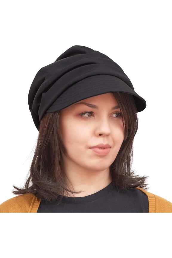 Sun Hat for Women - Summer Spring Folding Visor for UV Protection, Chemo and