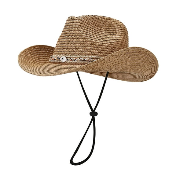 Sun Hat for Women UV Protection Straw Hat for Garden Days Summer Holiday Panama Style Outdoor Outing Sun Hat Vintage Brim Shapeable Sun Hat