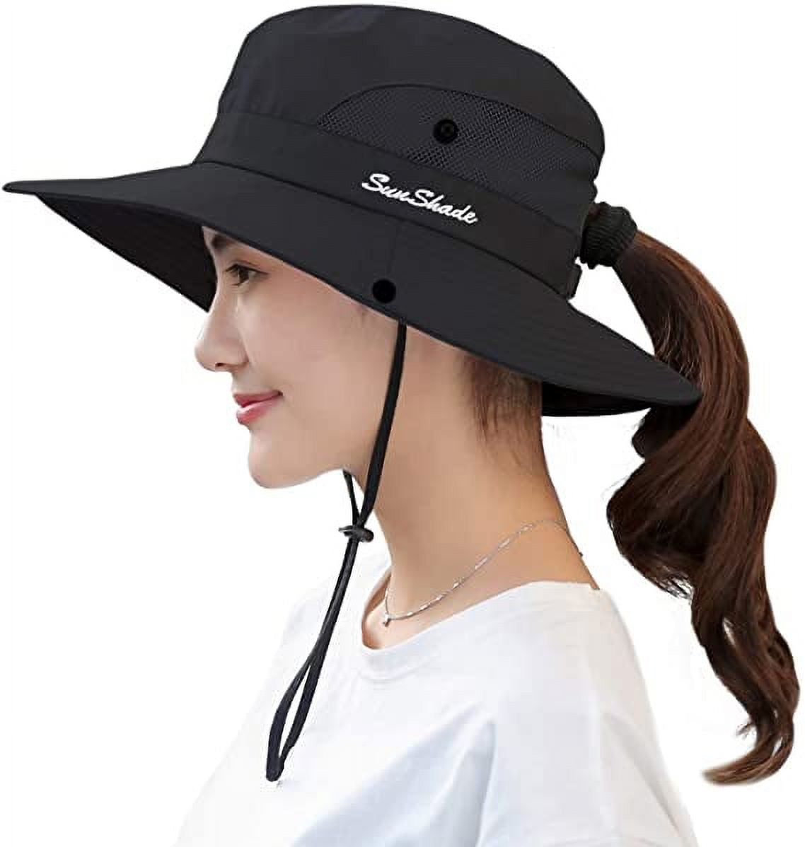 Sun Hat for Women, Wide Birm Bucket Hat UV Protection Hat for
