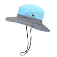thumbnail image 1 of Sun Hats For Women Men Summer Hat Wide Brim Packable Cowboy Hat Hiking Fishing Hats, 1 of 3