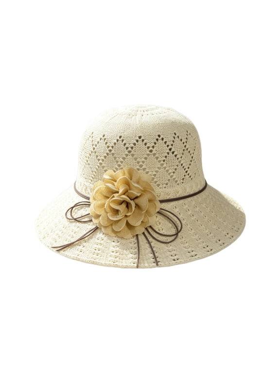 Sun Hats Hollow Out Woven shade Big Brimmed Fisherman shade Vacation Cool Outdoor Adjustable Womens Hat