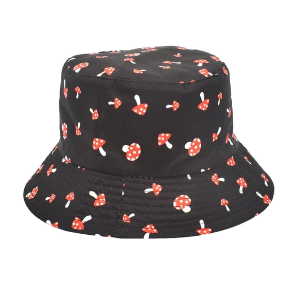 Sun Hats for Men CQXIDFH Camouflage Printed Bucket Hat, Trendy Sunscreen Fisherman Cap, Outdoor Travel Sunshade Headwear for Men Women, Hijab Cap (Black, One Size)