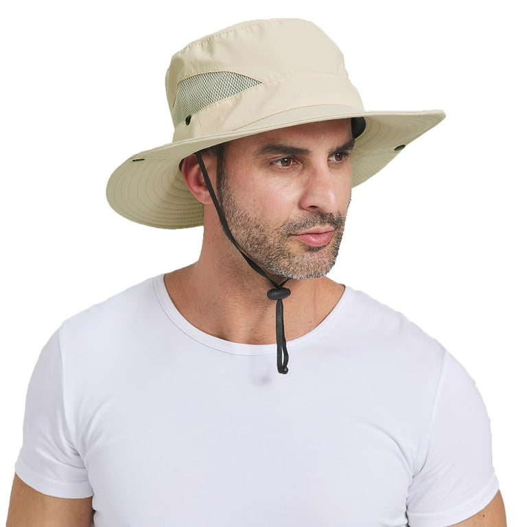 UPF 50+ Packable Sun Hat with Adjustable Drawstring UPF 50+ Wide Brim Sun Hat with Adjustable Drawstring  main image 2