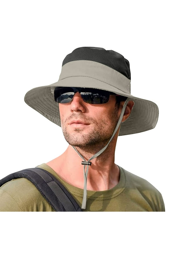 Sun Hats For Men Women Fishing Hat UPF 50+ Breathable Wide Brim Summer Hat Women Hats for Summer Solar Escape Hats Woman Beach Bag Sports Cap Peacemaker Hat Track Hats for Women Hiking Hat for Men