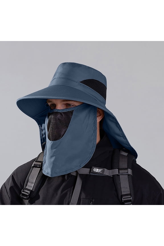 Sun Hats for Men Women Fishing Hat Upf 50+ Breathable Wide Brim Summer Uv Protection Hat Sun Hats Sun Hat Sun Wide Brim Bucket Hat Foldable Outdoor Baseball Cap with Shawl